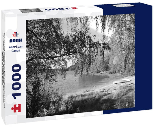 Noah Jigsaw Puzzle The central mosque of Nouakchott sponsored by Saudi Arabia, Nouakchott, Mauritania, Africa in black white 1000 pieces