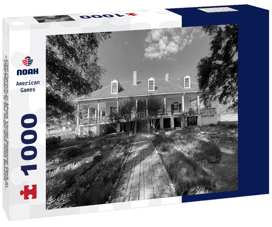 Noah Jigsaw Puzzle Cliff Palace in Mesa Verde National Park in Colorado protects the ancient sites in Pueblo. Cliff Palace is the large and most famous cliff in the park in black white 1000 pieces