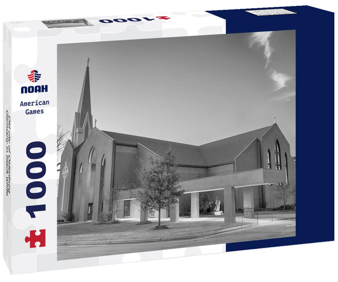 Noah Jigsaw Puzzle Old city of Oldenburg, Germany in black white 1000 pieces
