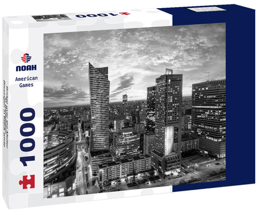 Noah Jigsaw Puzzle Bridge over the Metter in Bietigheim-Bissingen in black white 1000 pieces