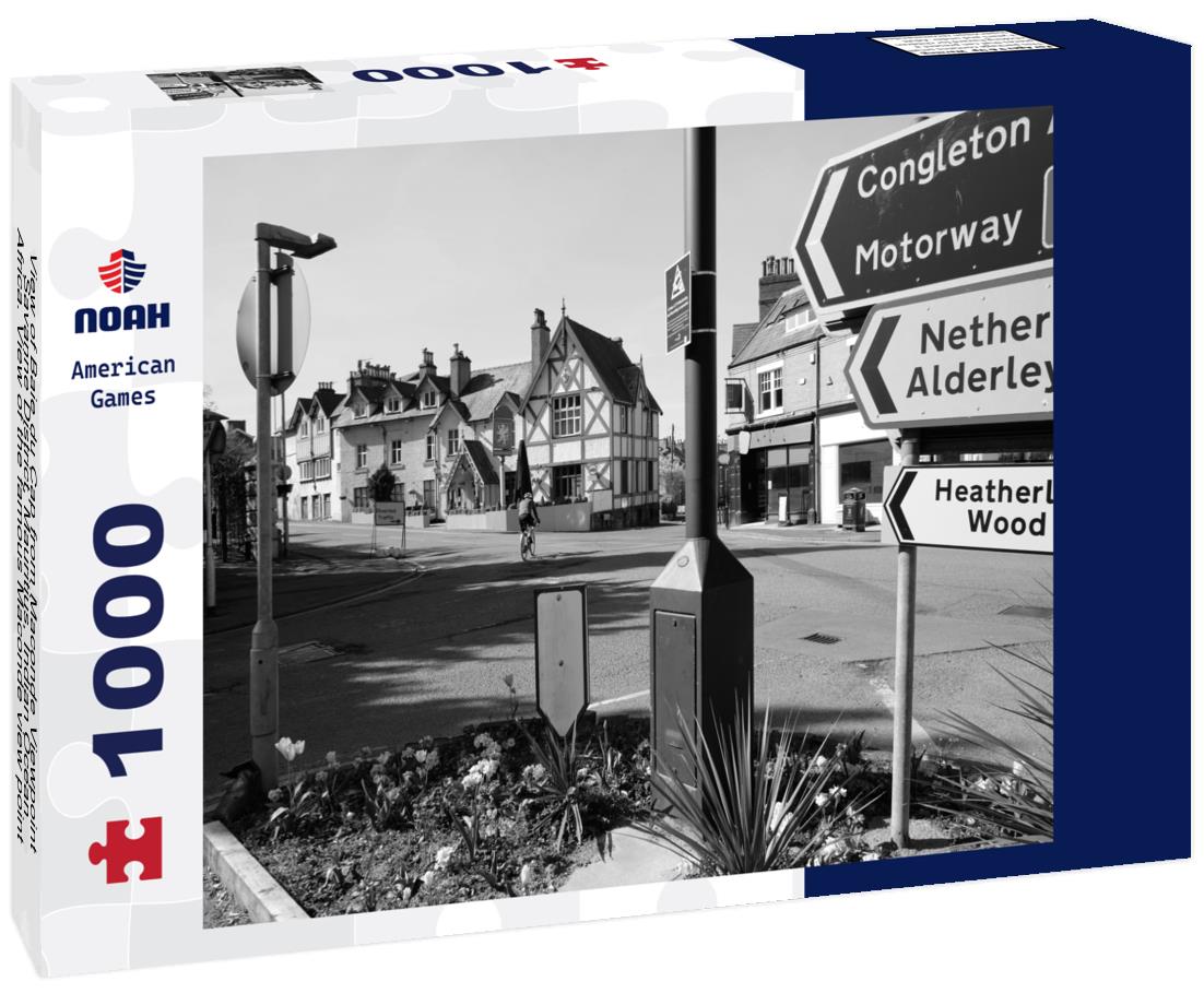 Noah Jigsaw Puzzle View of Baie du Cap from Maconde Viewpoint, Savanne District, Mauritius, Indian Ocean, Africa. View of the famous Maconde view point, sea and the mountains in the background, in Mauritius, Africa in black white 1000 pieces