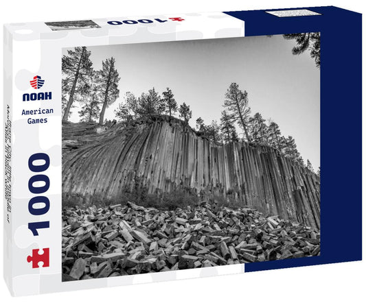 Noah Jigsaw Puzzle Ifrane City, little town in Morocco, heaven in middle of Atlas in black white 1000 pieces