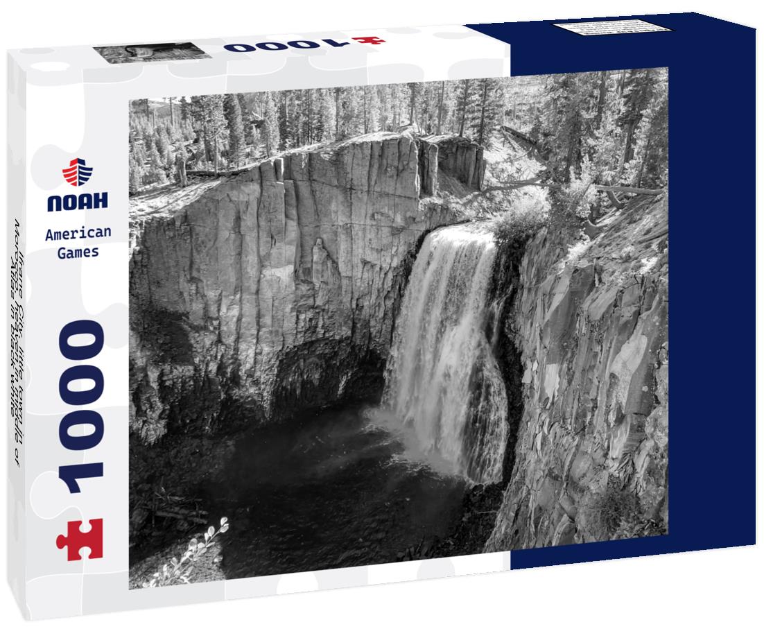 Noah Jigsaw Puzzle Ifrane City, little town in Morocco, heaven in middle of Atlas in black white 1000 pieces