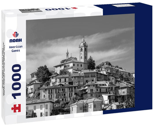 Noah Jigsaw Puzzle The North South section of the Arches National park near Moab, Utah USA in black white 1000 pieces