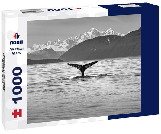 Noah Jigsaw Puzzle Building in the village of Ypsilanti, Michigan in black white 1000 pieces