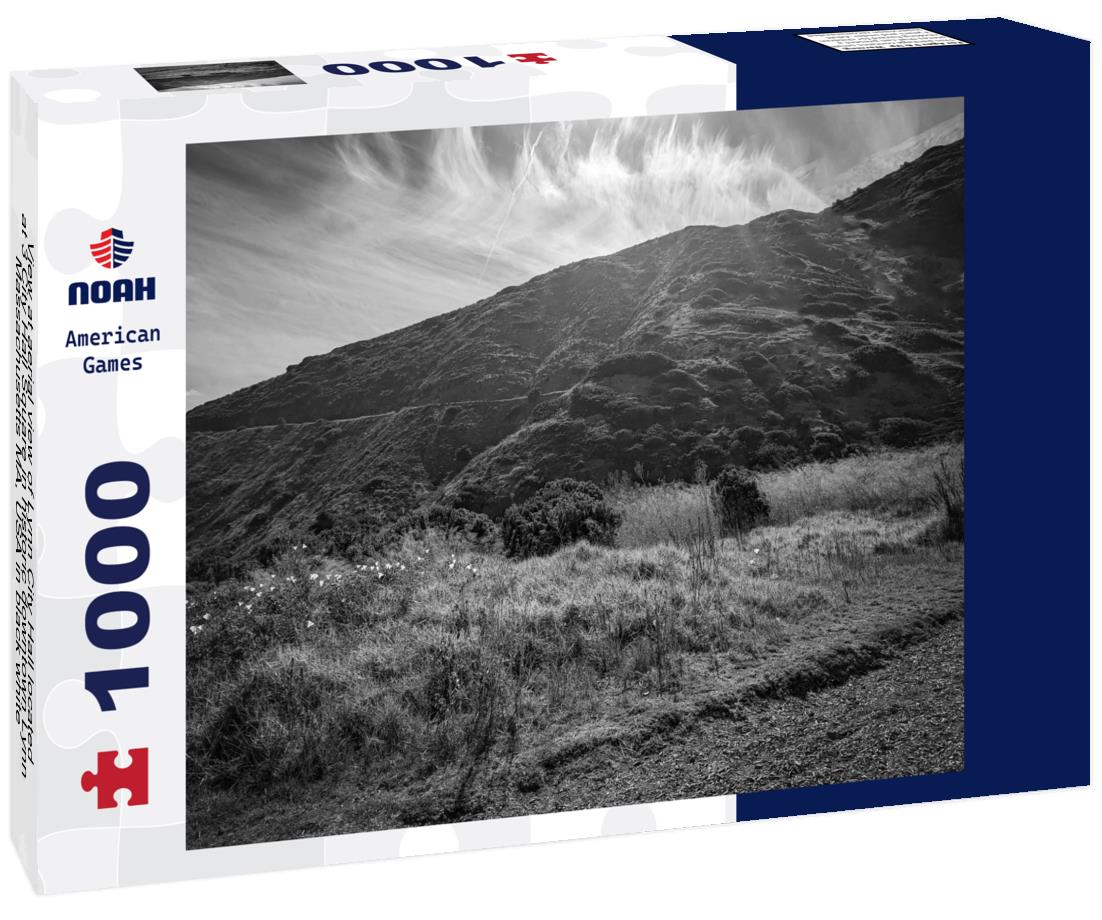 Noah Jigsaw Puzzle View at aerial view of Lynn City Hall located at 3 City Hall Square in historic downtown Lynn, Massachusetts MA, USA in black white 1000 pieces