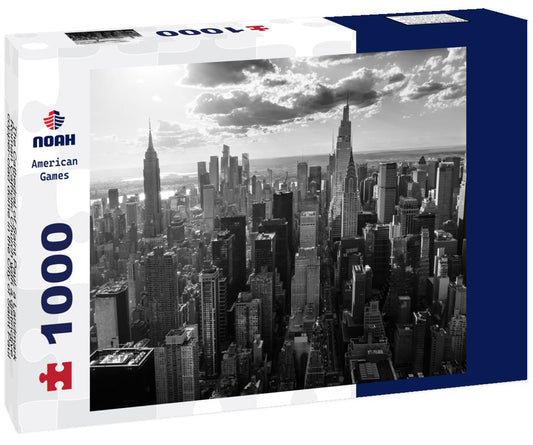 Noah Jigsaw Puzzle The Cathedral of Saint Paul, a Landmark Roman Catholic Church with a distinctive copper-clad dome in the City of Saint Paul, Minnesota, USA in black white 1000 pieces