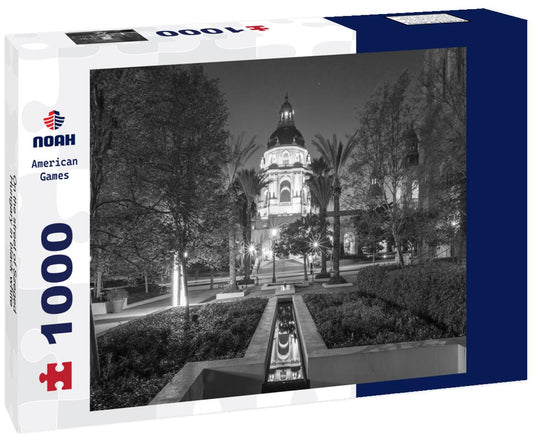 Noah Jigsaw Puzzle On the street of Szeged, Hungary in black white 1000 pieces