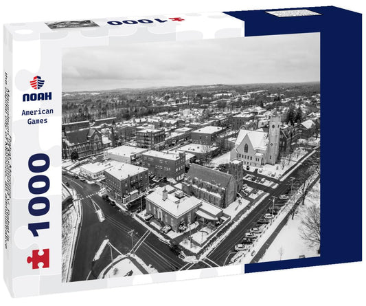 Noah Jigsaw Puzzle Rabat, Morocco - Mausoleum of Mohammed V. Rabat is the capital city of Morocco, an administrative city but very popular in black white 1000 pieces