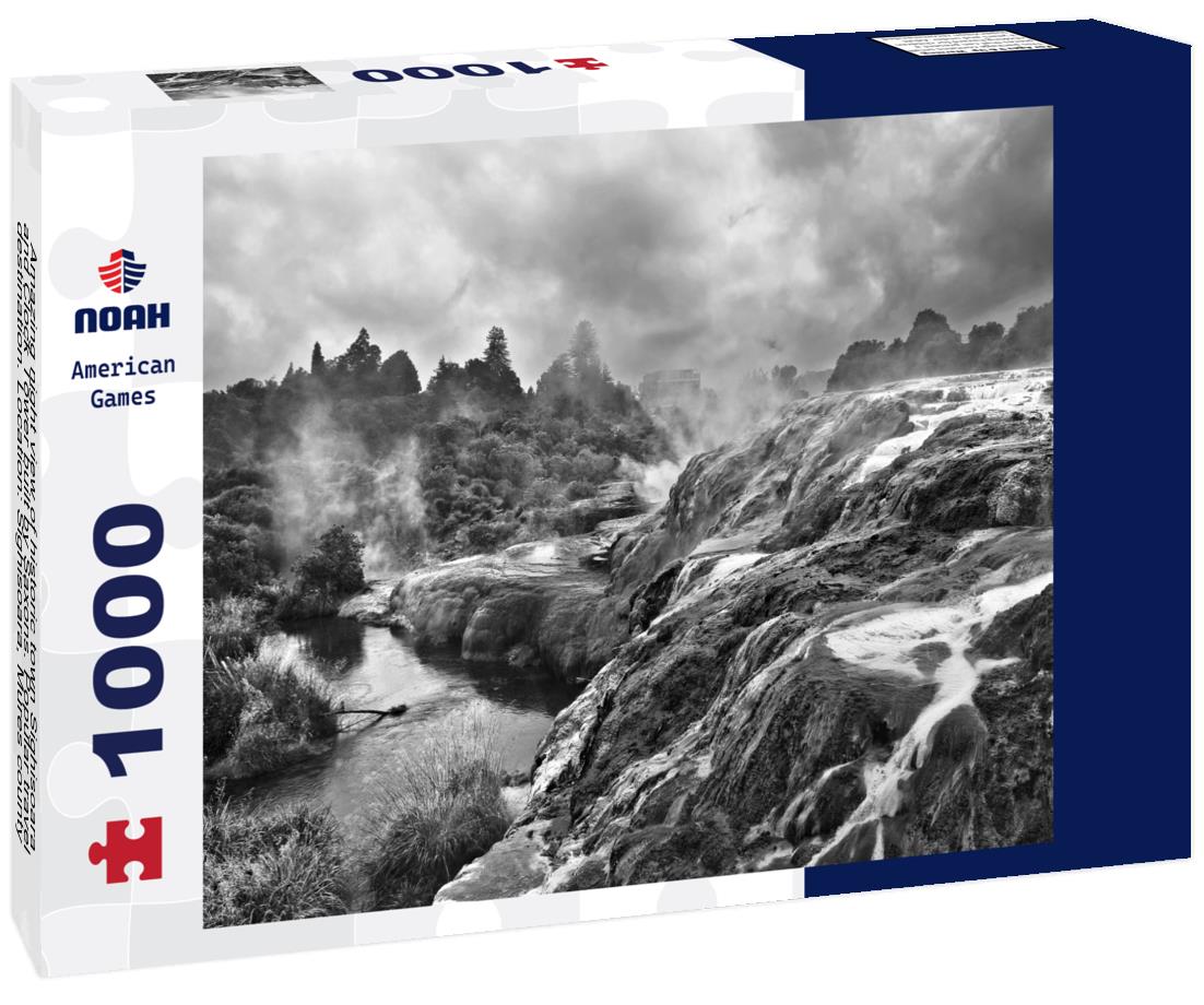 Noah Jigsaw Puzzle Amazing night view of historic town Sighisoara and Clock Tower built by Saxons. Popular travel destination. Location: Sighisoara, Mures county, Romania, Europe in black white 1000 pieces