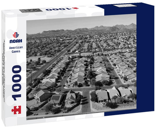 Noah Jigsaw Puzzle Amazing landscape of Bryce Canyon National Park in summer season, Utah in black white 1000 pieces