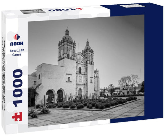 Noah Jigsaw Puzzle New York, United States. New York city skyline in Midtown Manhattan. USA, NYC, NY, Manhattan in black white 1000 pieces