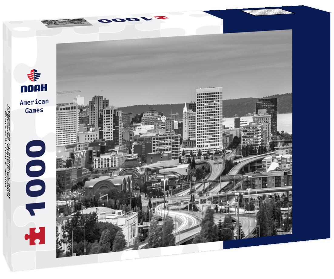 Noah Jigsaw Puzzle Massif de l'Esterel, Coast of Esterel, French Riviera, France in black white 1000 pieces