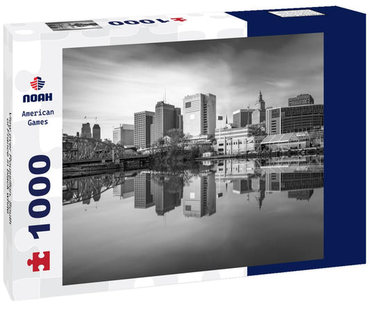 Noah Jigsaw Puzzle View over Roussillon, South of France in black white 1000 pieces