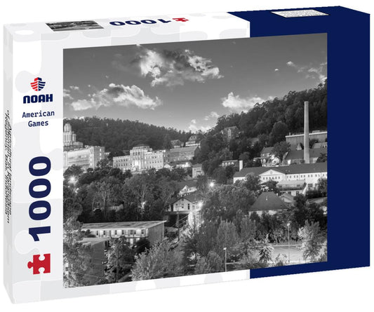 Noah Jigsaw Puzzle Agricultural landscape of Sidemen, in Karangasem Regency, Bali, Indonesia in black white 1000 pieces