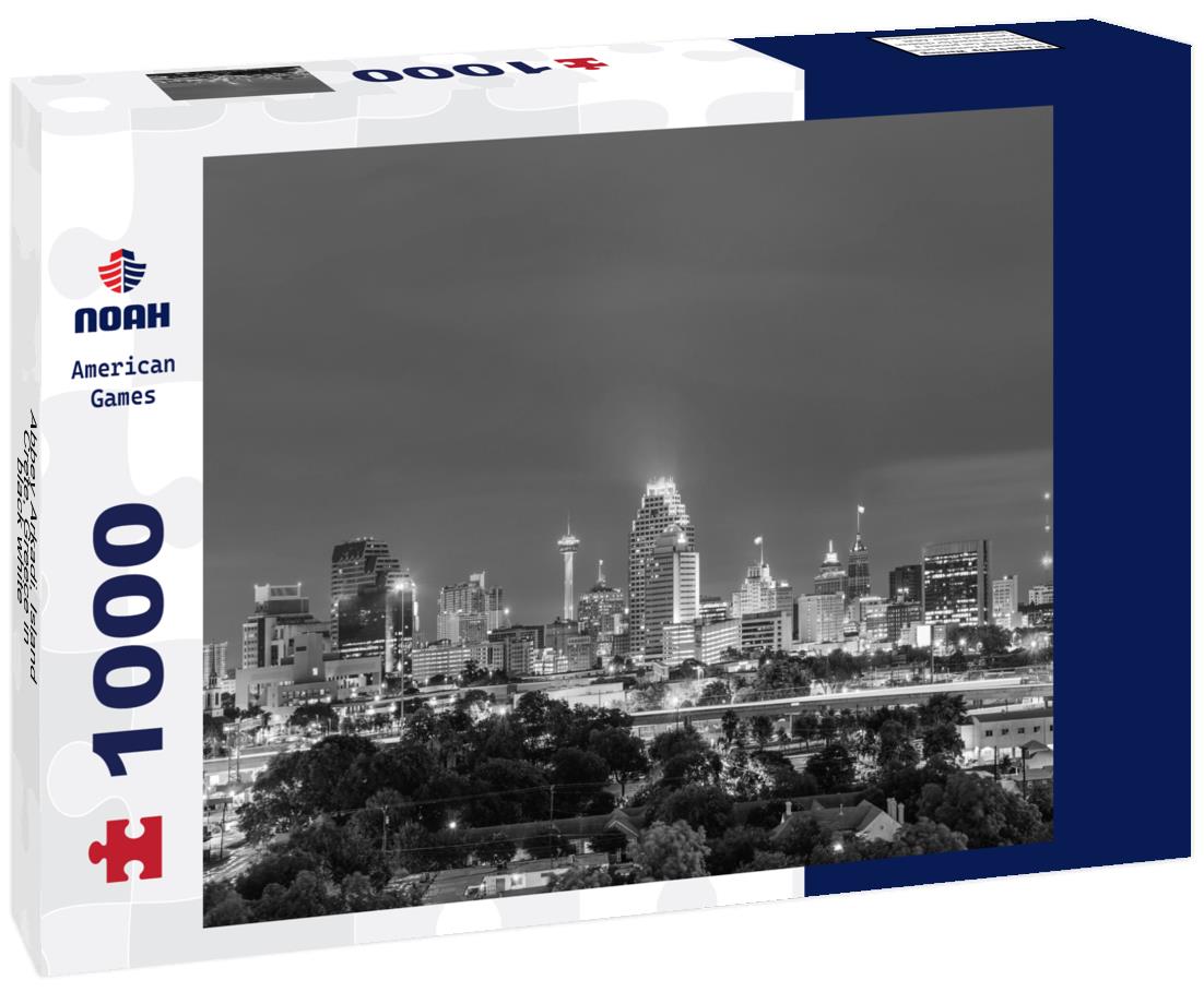 Noah Jigsaw Puzzle Abbey Arkadi, Island Crete, Greece in black white 1000 pieces