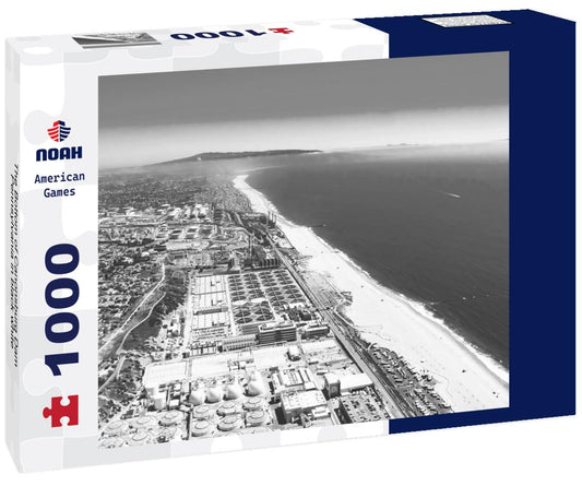 Noah Jigsaw Puzzle The Bottom of Canonsburg Dam Pennsylvania in black white 1000 pieces