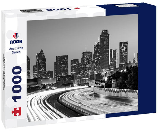 Noah Jigsaw Puzzle Old city of Breslau, Poland in black white 1000 pieces