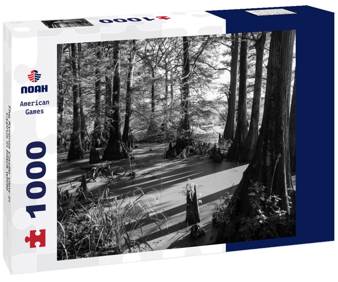 Noah Jigsaw Puzzle The Kyrenia Castle view in Cyprus in black white 1000 pieces