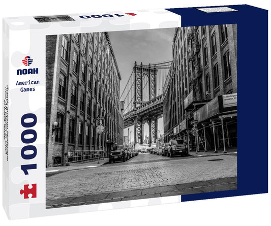 Noah Jigsaw Puzzle Scenic autumn landscape near Mt Ogden in Utah in black white 1000 pieces