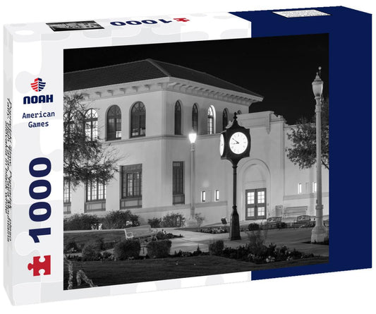 Noah Jigsaw Puzzle Popradzki Staw, Popradské pleso Tatry, High Tatras, Tatra Mountains, Slovakia in black white 1000 pieces