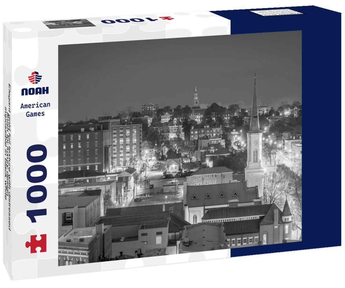 Noah Jigsaw Puzzle Elegant gold foil texture with distressed finish for luxury design - impossible in black white 1000 pieces