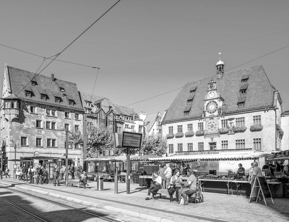 Noah Jigsaw Puzzle Delicate Arch - The most famous landmark of the Arches National Park in Utah after sunset in blue hour twilight in black white 1000 pieces