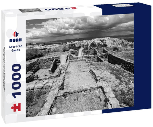 Noah Jigsaw Puzzle Bozcaada view from Castle in Turkey in black white 1000 pieces