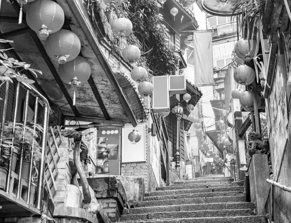 Noah Jigsaw Puzzle Detmold, North Rhine-Westphalia, Germany in black white 1000 pieces