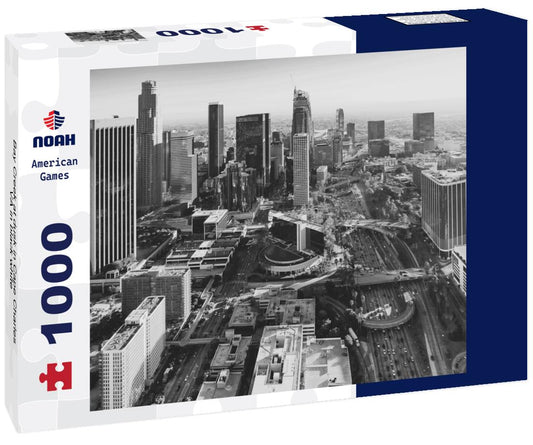 Noah Jigsaw Puzzle Bay Creek at dusk in Cape Charles VA in black white 1000 pieces