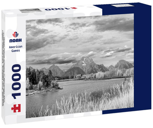 Noah Jigsaw Puzzle Great nature scenery in Slovenian Alps. Incredible summer landscape on Jasna lake. Triglav national park. Kranjska Gora, Slovenia. Mountain lake Jasna in Krajsnka Gora, Slovenia in black white 1000 pieces