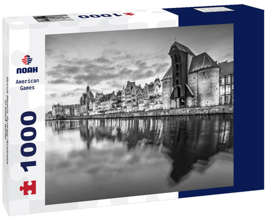 Noah Jigsaw Puzzle Bondi Beach Sydney Australia in black white 1000 pieces