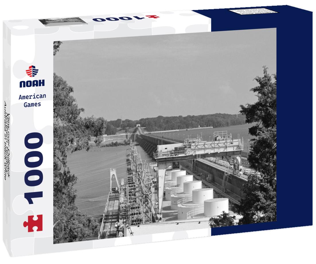 Noah Jigsaw Puzzle View over Outback, Northern Territory, Australia in black white 1000 pieces