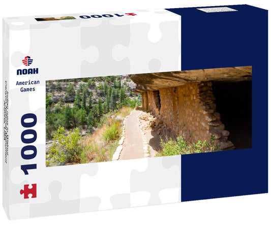 Noah Jigsaw Puzzle Indian ruins in Walnut Canyon National Monument, Arizona, USA panorama 1000 pieces