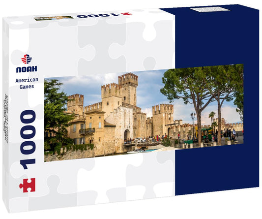 Noah Jigsaw Puzzle Castle of Limone Sul Garda, Lake Garda, Italy panorama 1000 pieces