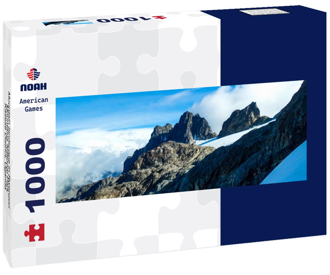 Noah Jigsaw Puzzle Mountain landscape in Rwenzori Mountains National Park, Kasese District, Uganda panorama 1000 pieces