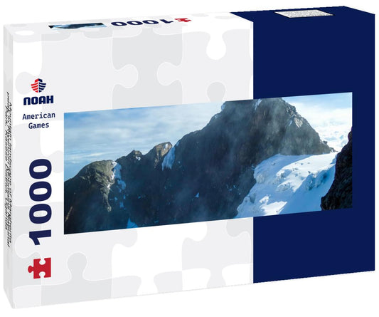 Noah Jigsaw Puzzle Mountain landscape of Margherita peak in Rwenzori Mountains National Park, Kasese District, Uganda panorama 1000 pieces