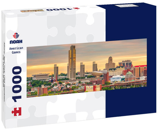 Noah Jigsaw Puzzle Albany, New York, USA downtown city skyline at dusk panorama 1000 pieces