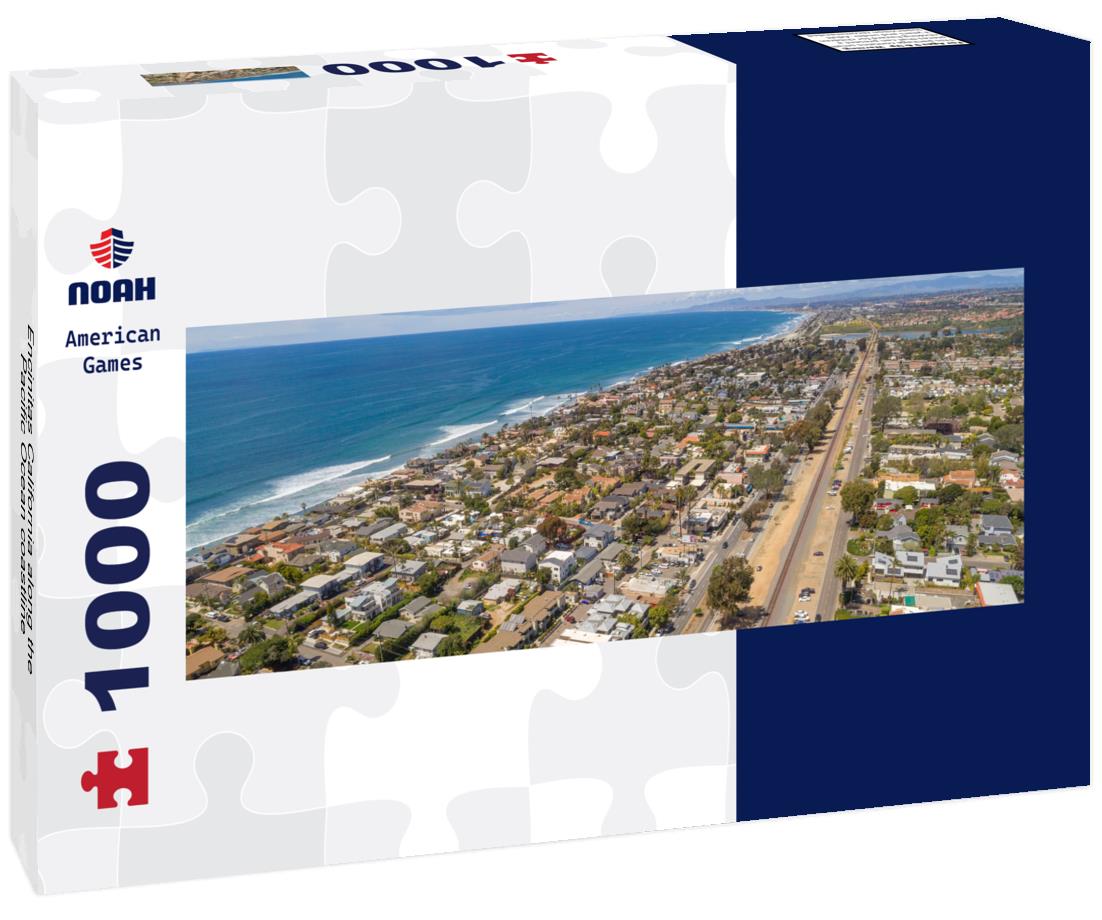 Noah Jigsaw Puzzle Encinitas California along the Pacific Ocean coastline panorama 1000 pieces