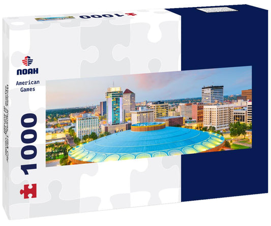 Noah Jigsaw Puzzle Wichita, Kansas, USA City skyline in the city center at sunset panorama 1000 pieces