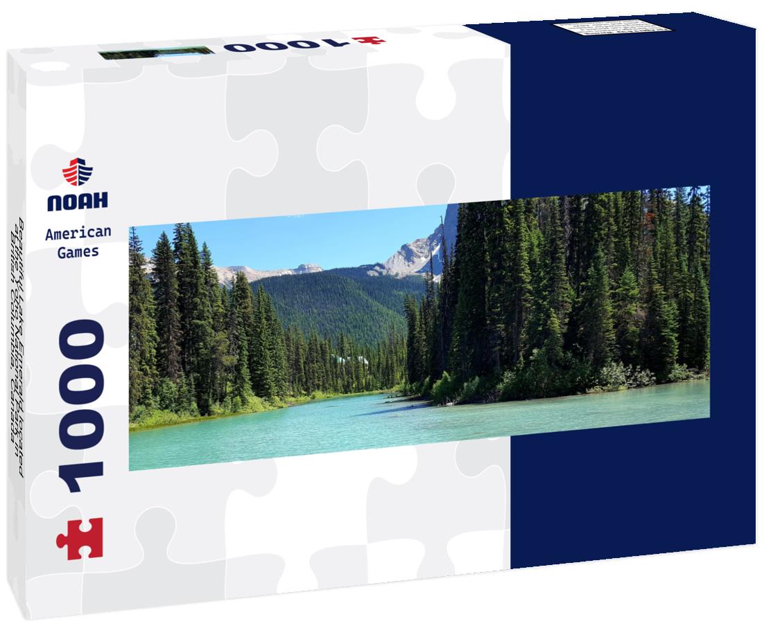 Noah Jigsaw Puzzle Beautiful Lake Emerald located at the Yoho National Park in British Columbia, Canada panorama 1000 pieces