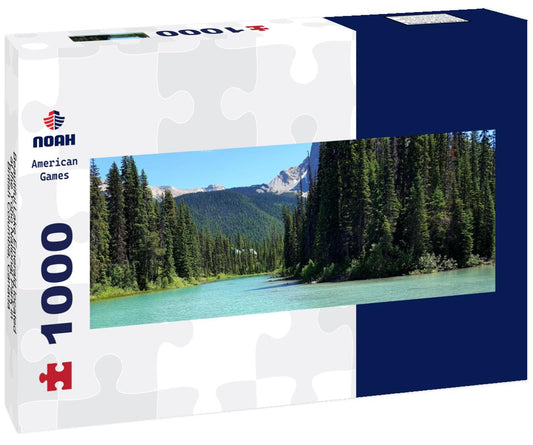 Noah Jigsaw Puzzle Beautiful Lake Emerald located at the Yoho National Park in British Columbia, Canada panorama 1000 pieces