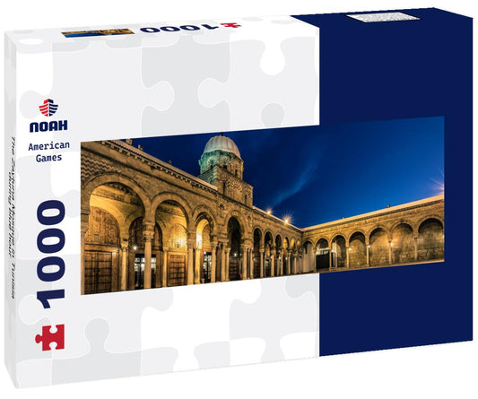 Noah Jigsaw Puzzle The Zaytuna Mosque in Tunisia during blue hour panorama 1000 pieces