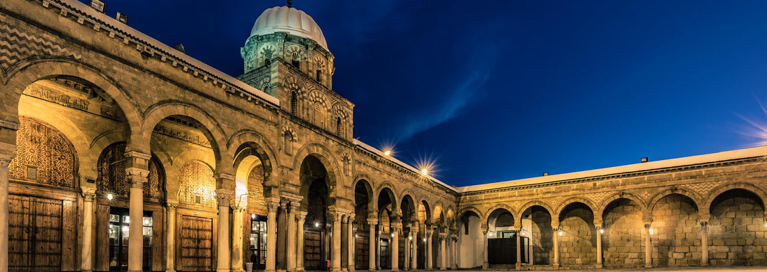 Noah Jigsaw Puzzle The Zaytuna Mosque in Tunisia during blue hour panorama 1000 pieces