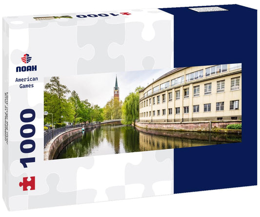Noah Jigsaw Puzzle View over the river Enz in Pforzheim panorama 1000 pieces