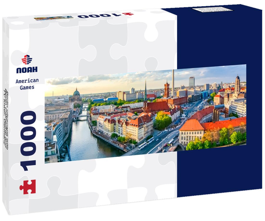 Noah Jigsaw Puzzle Berlin cityscape with Berlin Cathedral and TV tower, Germany panorama 1000 pieces
