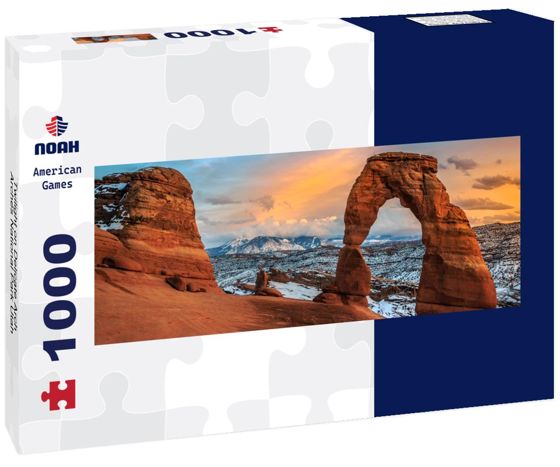 Noah Jigsaw Puzzle Twilight on Delicate Arch, Arches National Park Utah panorama 1000 pieces