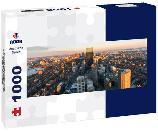 Noah Jigsaw Puzzle Boston cityscape from the Skywalk Observatory of the Prudential panorama 1000 pieces
