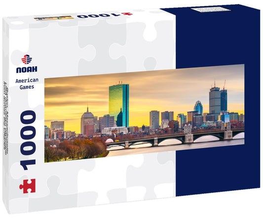 Noah Jigsaw Puzzle Boston, Massachusetts, USA downtown cityscape from across the Charles River at dawn panorama 1000 pieces