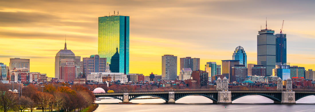 Noah Jigsaw Puzzle Boston, Massachusetts, USA downtown cityscape from across the Charles River at dawn panorama 1000 pieces